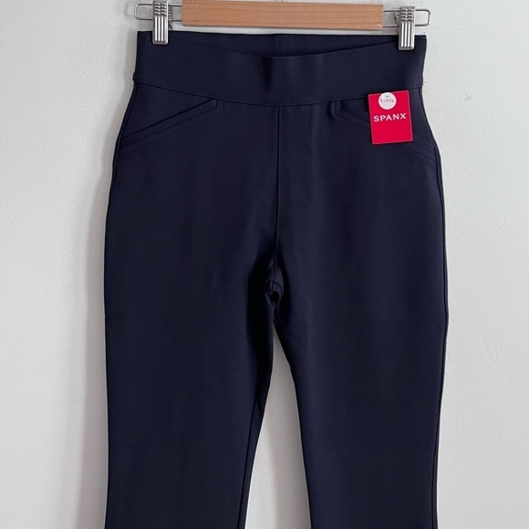 Spanx Blue Backseam Skinny Pant in Ponte Size S Petite - Picture 4 of 9